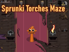 खेल Sprunki Torches Maze