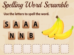 खेल Spelling Word Scramble