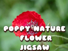 खेल Poppy Nature Flower Jigsaw