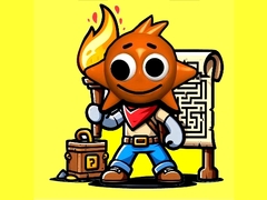 खेल Sprunki Torches Maze