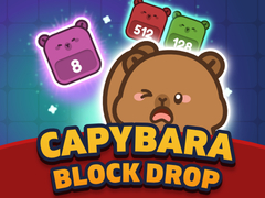 खेल Capybara Block Drop