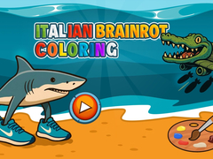 खेल Italian Brainrot Coloring