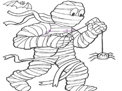 खेल Mummy Coloring Book