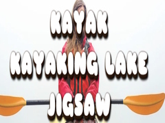 खेल Kayak Kayaking Lake Jigsaw