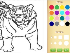 खेल Tiger Coloring Book