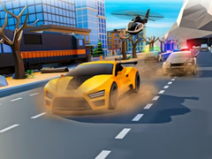 खेल Police Car Chase ZigZag Escape 3D