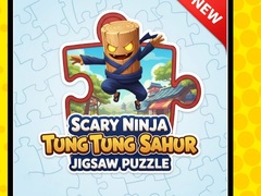 खेल Scary Ninja Tung Tung Sahur Jigsaw Puzzle