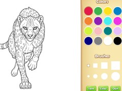 खेल Wild Animals Coloring Book