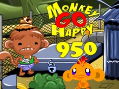 खेल Monkey Go Happy 950