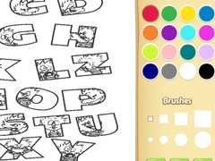 खेल Alphabet Animal Coloring Book for Kids