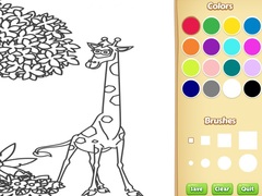 खेल Jungle Animals Coloring Book for Kids