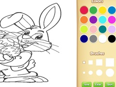 खेल Easter Bunny Coloring Book for Kids