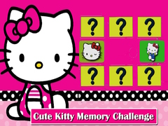खेल Cute Kitty Memory Challenge