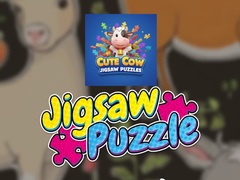 खेल Cute Cow Jigsaw Puzzles