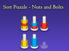 खेल Sort Puzzle - Nuts and Bolts