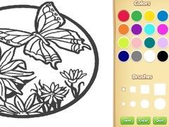 खेल Butterfly Coloring Book For Kids