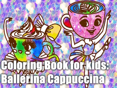खेल Coloring Book for kids: Ballerina Cappuccina 