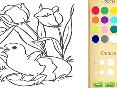 खेल Flowers Coloring Book For Kids