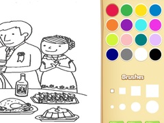 खेल Wedding Coloring Book for Kids