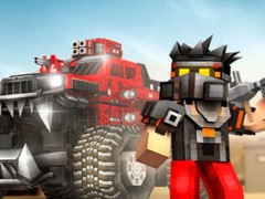 खेल Blocky Cars: Car Battle