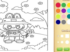खेल Labubu Coloring Book For Kids