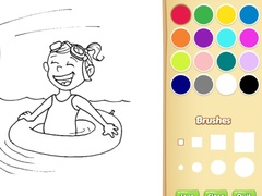 खेल Summer Coloring Book For Kids