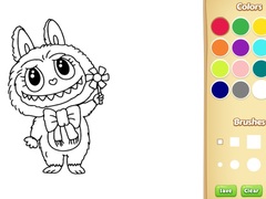 खेल Labubu Doll Coloring Book for Kids