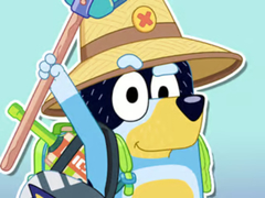 खेल Jigsaw Puzzle: Bluey Happy Father's Day