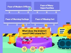 खेल Kids Quiz: Brainrot Words Quiz