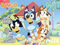 खेल Jigsaw Puzzle: Bluey Credit Card