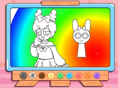 खेल Coloring Book: Pinki Sprunki Makeover