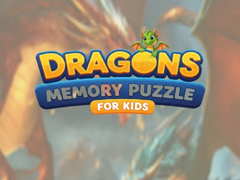 खेल Dragons Memory Puzzle For Kids