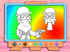 खेल Coloring Book: Sprunki Tunner