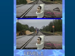 खेल Skibidi Toilet Five Difference 2