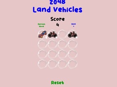 खेल 2048 Land Vehicles