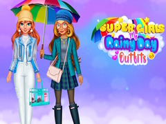 खेल Super Girls My Rainy Day Outfits