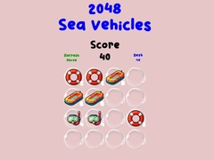 खेल 2048 Sea Vehicles