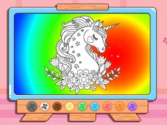खेल Coloring Book: Glitter Unicorn