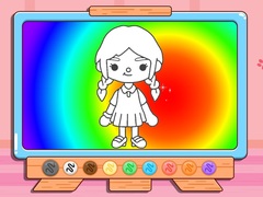 खेल Coloring Book: Toca Boca Girl