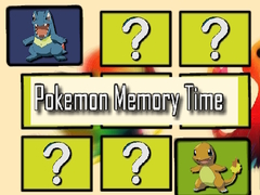 खेल Pokemon Memory Time