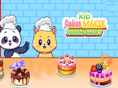 खेल Kid Cakes Maker Cooking Bakery