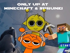 खेल Only Up At Minecraft & Sprunki