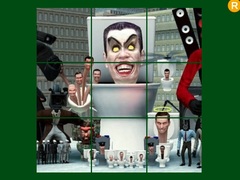 खेल Skibidi Toilet Sliding Puzzle