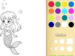 खेल Mermaid Coloring Book For Kids