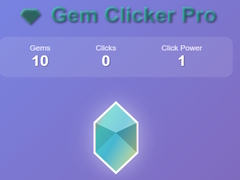 खेल Gem clicker pro