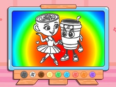 खेल Coloring Book: Cappuccina Assassino Love Story