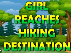 खेल Girl Reaches Hiking Destination