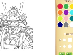 खेल Samurai Coloring Book