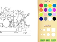 खेल Dinosaur Coloring Book For Kids