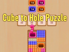 खेल Cube to Hole Puzzle
